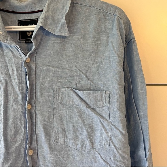 Hudson North Cotton Linen Blend Button Up - Picture 4 of 7